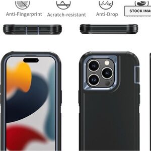 Military Grade Full Body Protection Rugged Tough Case for iPhone 15 pro max